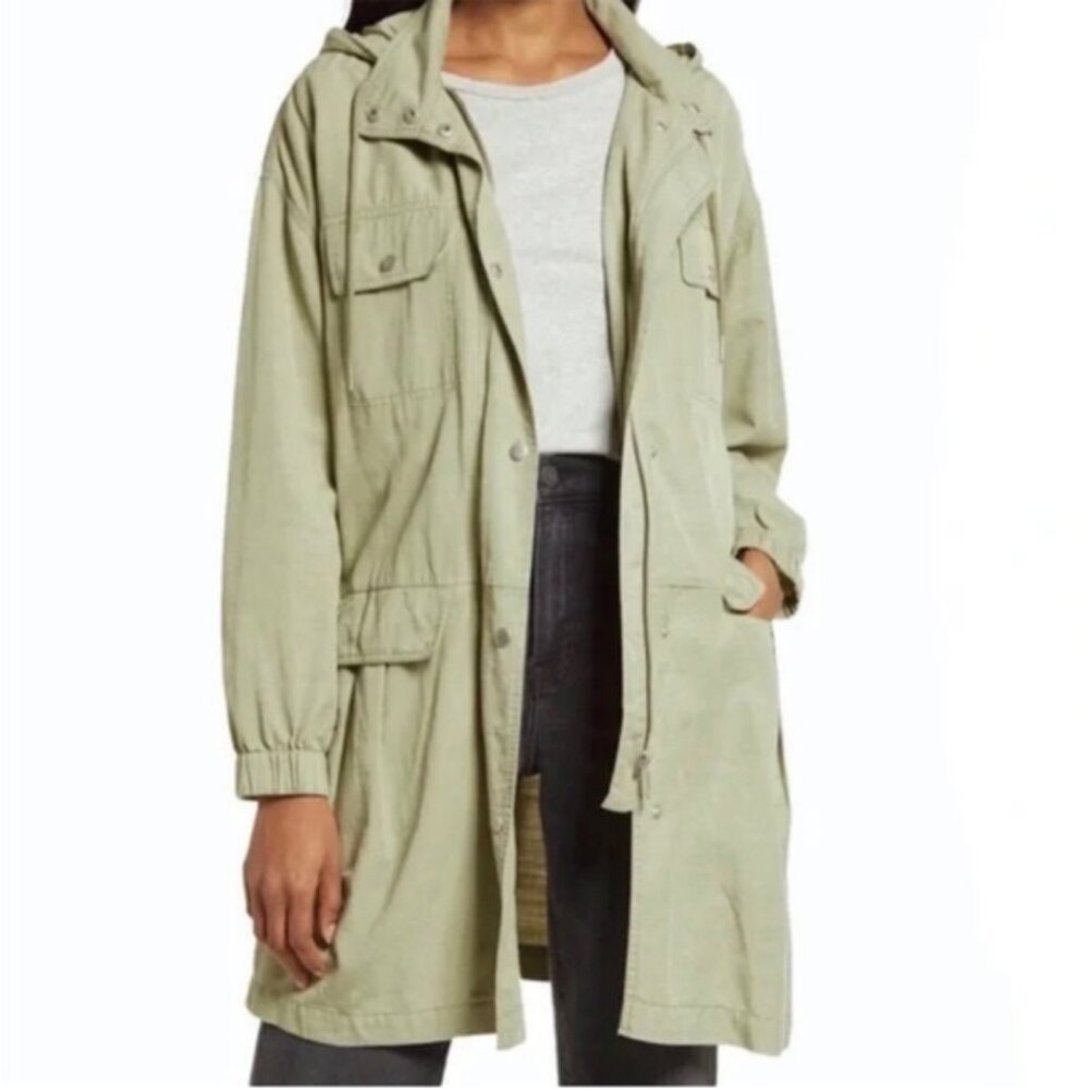 7 For All Mankind Hooded Utility Parka Jacket